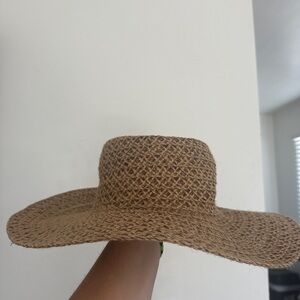 Stylish Tan Woven Sun Hat
